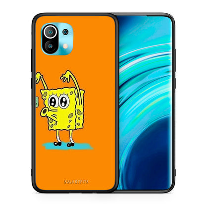 Θήκη Αγίου Βαλεντίνου Xiaomi Mi 11 No Money 2 από τη Smartfits με σχέδιο στο πίσω μέρος και μαύρο περίβλημα | Xiaomi Mi 11 No Money 2 case with colorful back and black bezels