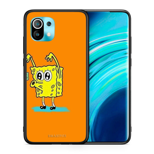 Θήκη Αγίου Βαλεντίνου Xiaomi Mi 11 No Money 2 από τη Smartfits με σχέδιο στο πίσω μέρος και μαύρο περίβλημα | Xiaomi Mi 11 No Money 2 case with colorful back and black bezels