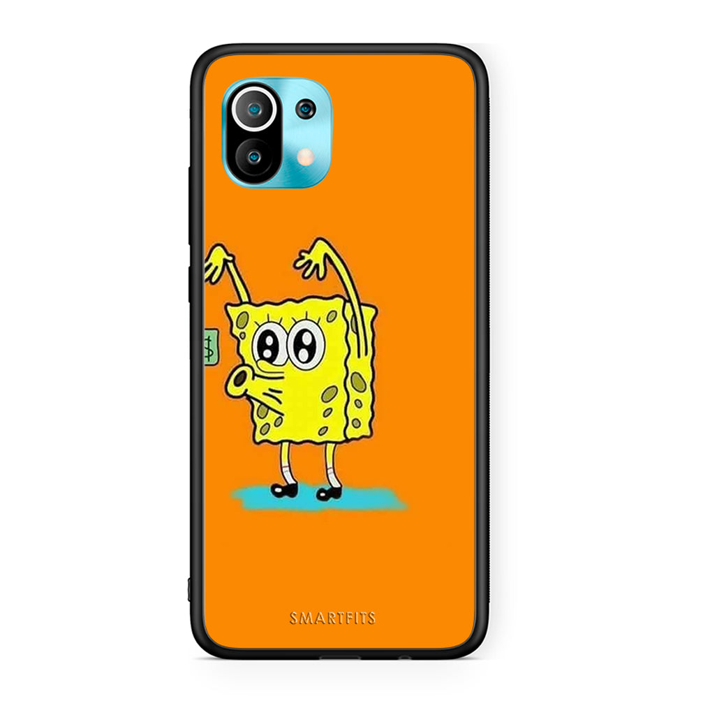 Xiaomi Mi 11 No Money 2 Θήκη Αγίου Βαλεντίνου από τη Smartfits με σχέδιο στο πίσω μέρος και μαύρο περίβλημα | Smartphone case with colorful back and black bezels by Smartfits