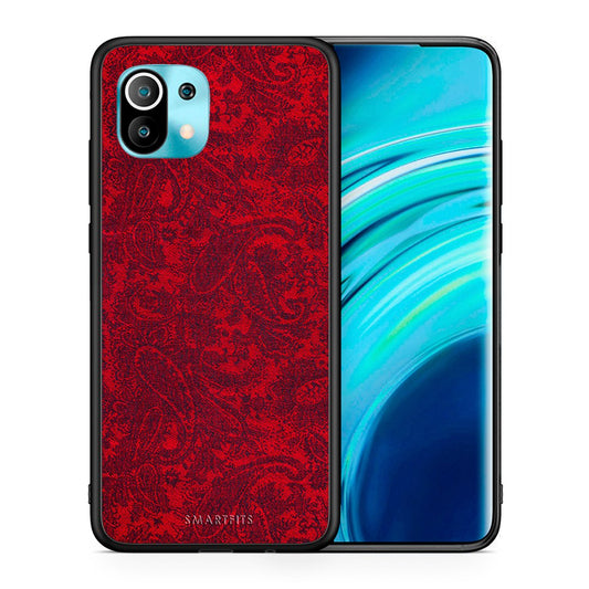 Θήκη Xiaomi Mi 11 Paisley Cashmere από τη Smartfits με σχέδιο στο πίσω μέρος και μαύρο περίβλημα | Xiaomi Mi 11 Paisley Cashmere case with colorful back and black bezels