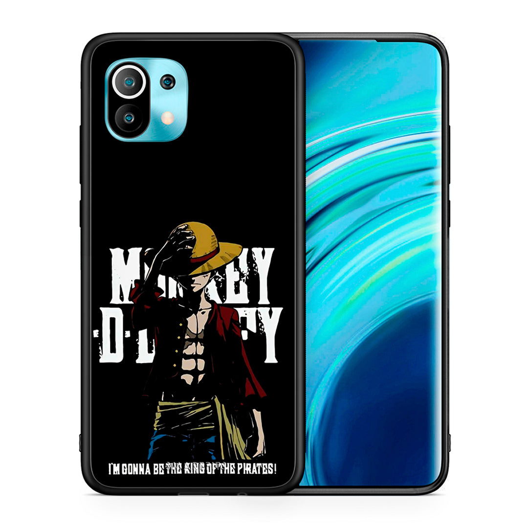 Θήκη Xiaomi Mi 11 Pirate King από τη Smartfits με σχέδιο στο πίσω μέρος και μαύρο περίβλημα | Xiaomi Mi 11 Pirate King case with colorful back and black bezels