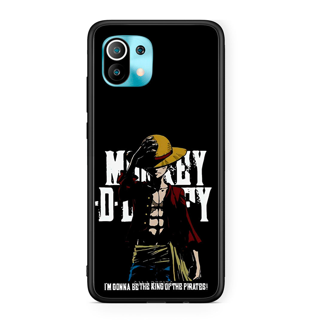 Xiaomi Mi 11 Pirate King θήκη από τη Smartfits με σχέδιο στο πίσω μέρος και μαύρο περίβλημα | Smartphone case with colorful back and black bezels by Smartfits