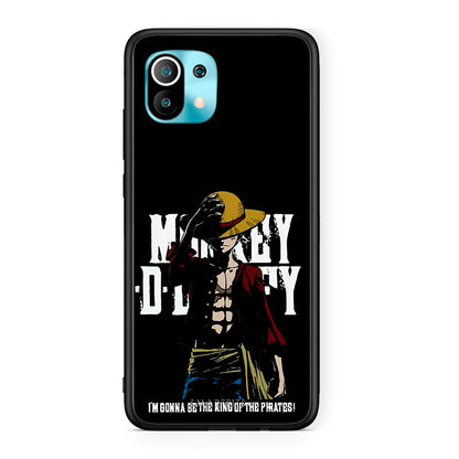 Xiaomi Mi 11 Pirate King θήκη από τη Smartfits με σχέδιο στο πίσω μέρος και μαύρο περίβλημα | Smartphone case with colorful back and black bezels by Smartfits