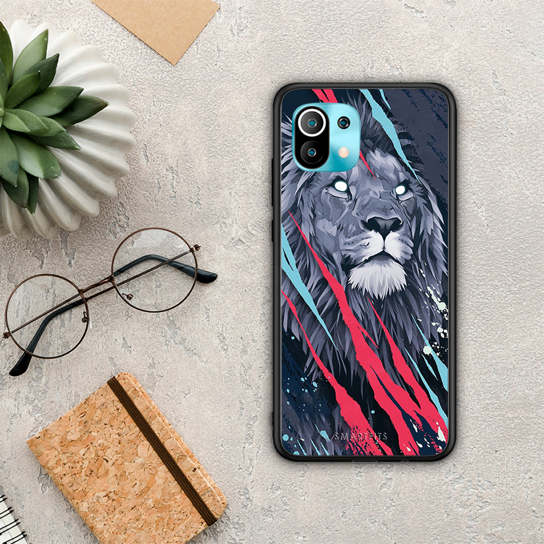 PopArt Lion Designer - Xiaomi Mi 11 / 11 Pro θήκη