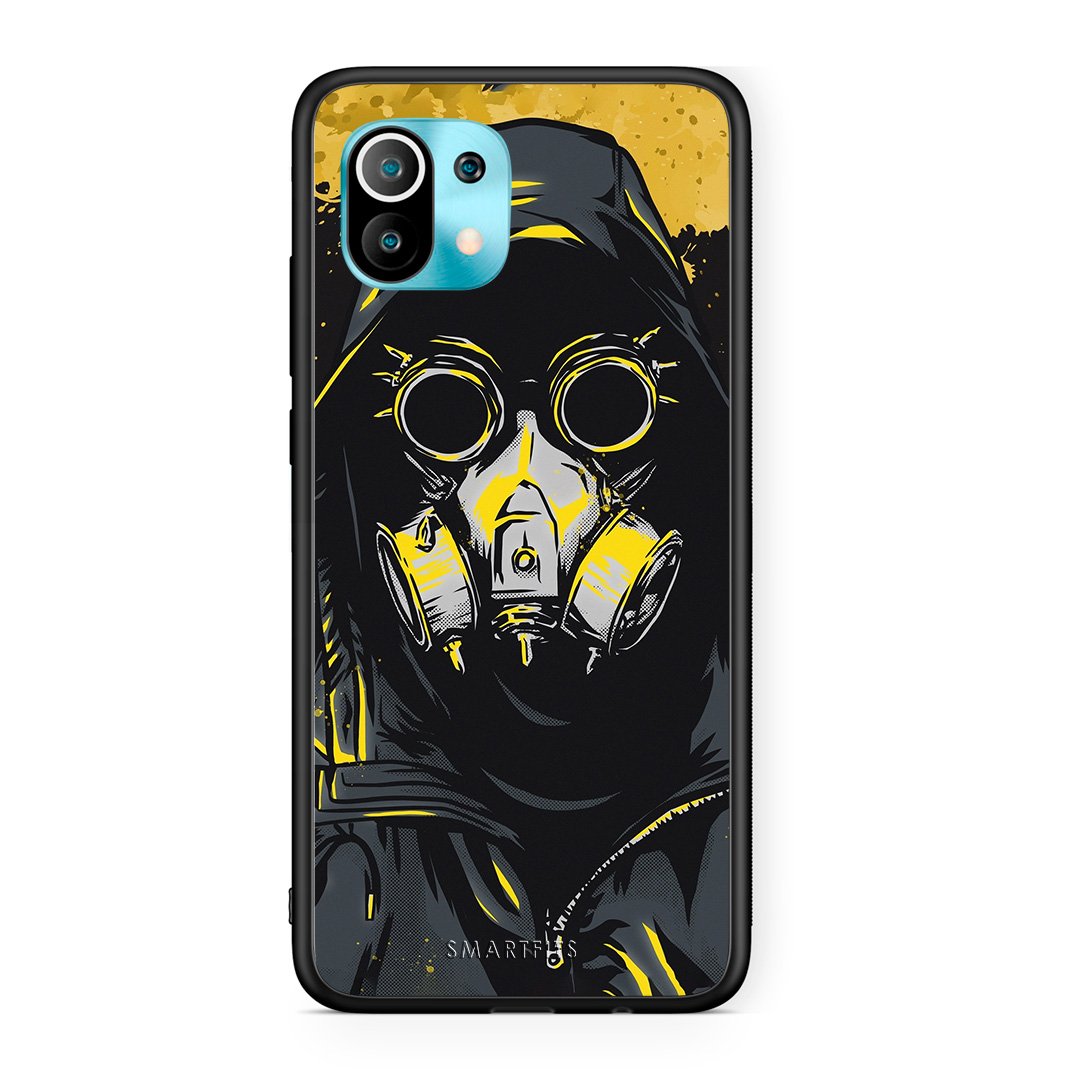 4 - Xiaomi Mi 11 Mask PopArt case, cover, bumper