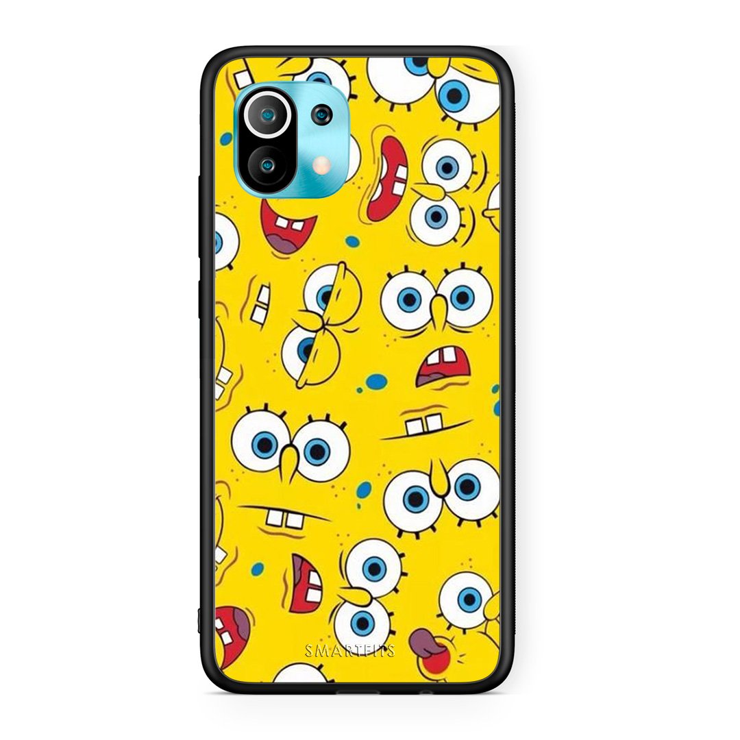 4 - Xiaomi Mi 11 Sponge PopArt case, cover, bumper