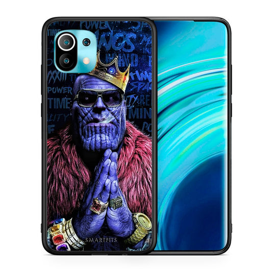 Θήκη Xiaomi Mi 11 Thanos PopArt από τη Smartfits με σχέδιο στο πίσω μέρος και μαύρο περίβλημα | Xiaomi Mi 11 Thanos PopArt case with colorful back and black bezels