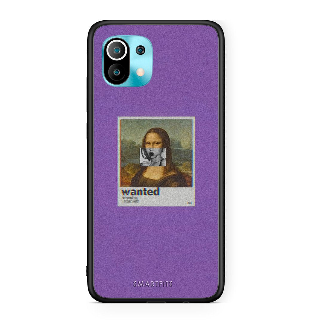 4 - Xiaomi Mi 11 Monalisa Popart case, cover, bumper