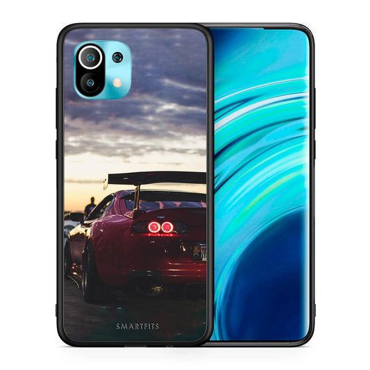 Θήκη Xiaomi Mi 11 Racing Supra από τη Smartfits με σχέδιο στο πίσω μέρος και μαύρο περίβλημα | Xiaomi Mi 11 Racing Supra case with colorful back and black bezels