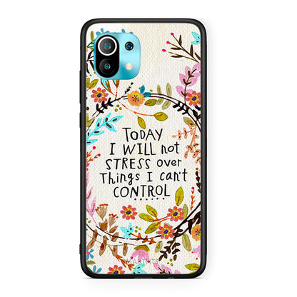 Xiaomi Mi 11 Stress Over θήκη από τη Smartfits με σχέδιο στο πίσω μέρος και μαύρο περίβλημα | Smartphone case with colorful back and black bezels by Smartfits