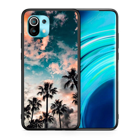 Θήκη Xiaomi Mi 11 Sky Summer από τη Smartfits με σχέδιο στο πίσω μέρος και μαύρο περίβλημα | Xiaomi Mi 11 Sky Summer case with colorful back and black bezels