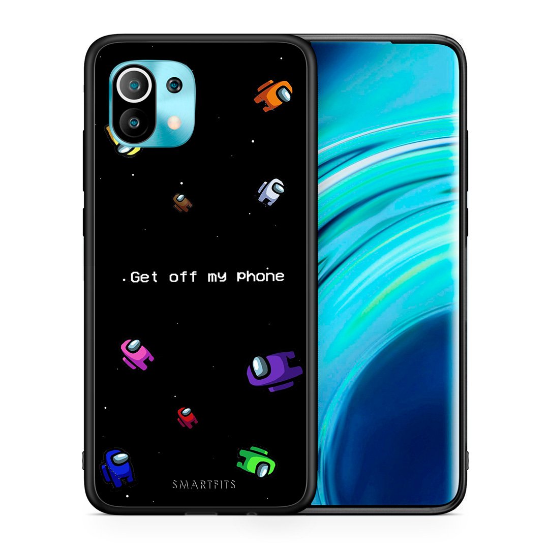 Θήκη Xiaomi Mi 11 AFK Text από τη Smartfits με σχέδιο στο πίσω μέρος και μαύρο περίβλημα | Xiaomi Mi 11 AFK Text case with colorful back and black bezels