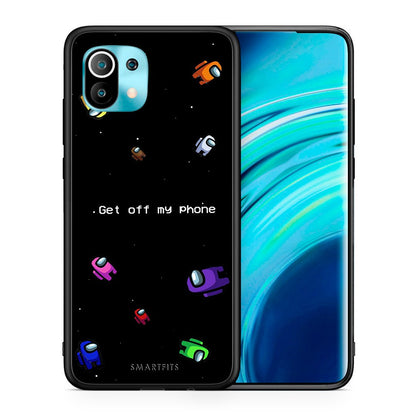 Θήκη Xiaomi Mi 11 AFK Text από τη Smartfits με σχέδιο στο πίσω μέρος και μαύρο περίβλημα | Xiaomi Mi 11 AFK Text case with colorful back and black bezels