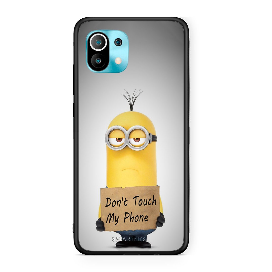 4 - Xiaomi Mi 11 Minion Text case, cover, bumper
