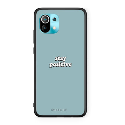 4 - Xiaomi Mi 11 Positive Text case, cover, bumper