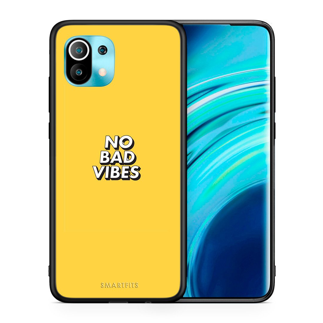 Θήκη Xiaomi Mi 11 Vibes Text από τη Smartfits με σχέδιο στο πίσω μέρος και μαύρο περίβλημα | Xiaomi Mi 11 Vibes Text case with colorful back and black bezels