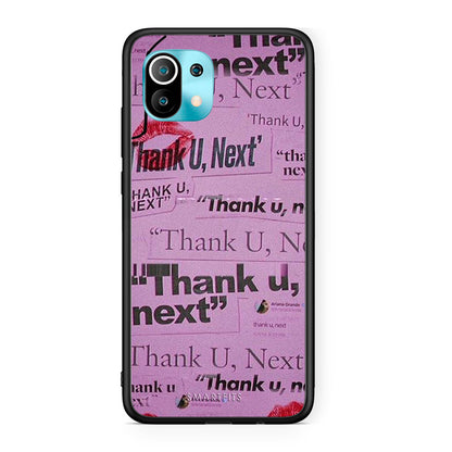 Xiaomi Mi 11 Thank You Next Θήκη Αγίου Βαλεντίνου από τη Smartfits με σχέδιο στο πίσω μέρος και μαύρο περίβλημα | Smartphone case with colorful back and black bezels by Smartfits