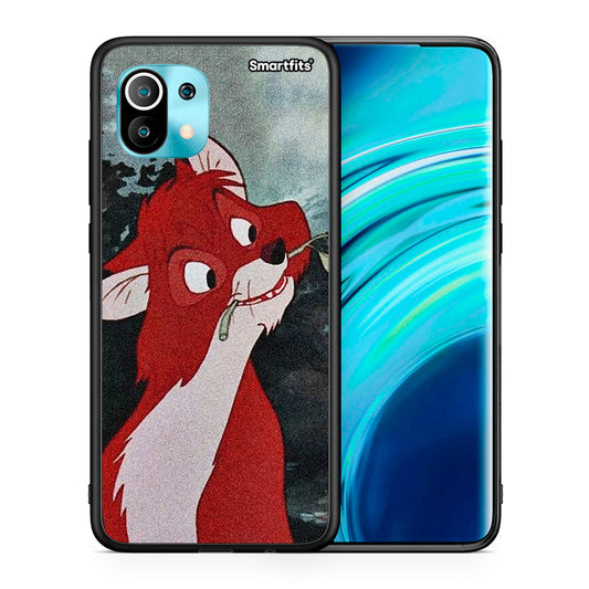 Θήκη Xiaomi Mi 11 Tod And Vixey Love 1 από τη Smartfits με σχέδιο στο πίσω μέρος και μαύρο περίβλημα | Xiaomi Mi 11 Tod And Vixey Love 1 case with colorful back and black bezels