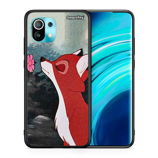 Θήκη Xiaomi Mi 11 Tod And Vixey Love 2 από τη Smartfits με σχέδιο στο πίσω μέρος και μαύρο περίβλημα | Xiaomi Mi 11 Tod And Vixey Love 2 case with colorful back and black bezels