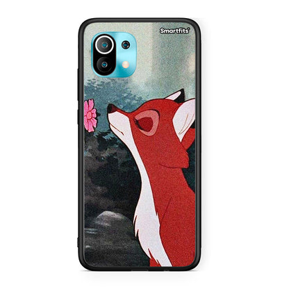 Xiaomi Mi 11 Tod And Vixey Love 2 θήκη από τη Smartfits με σχέδιο στο πίσω μέρος και μαύρο περίβλημα | Smartphone case with colorful back and black bezels by Smartfits