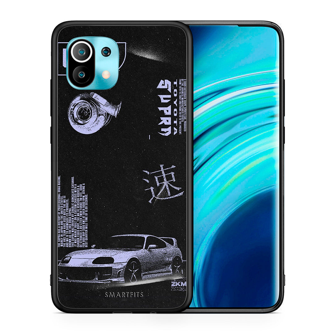Θήκη Αγίου Βαλεντίνου Xiaomi Mi 11 Tokyo Drift από τη Smartfits με σχέδιο στο πίσω μέρος και μαύρο περίβλημα | Xiaomi Mi 11 Tokyo Drift case with colorful back and black bezels