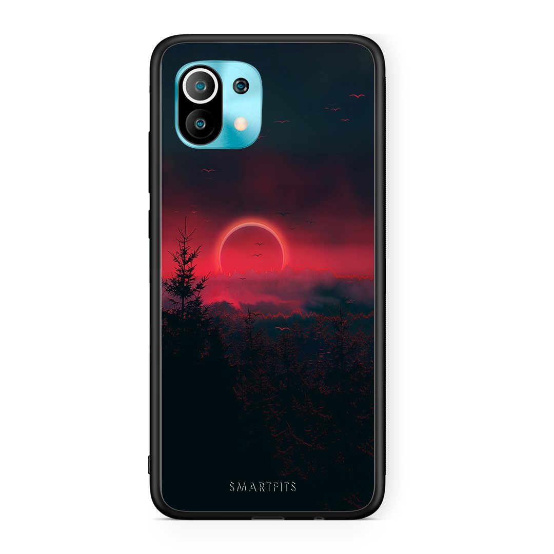 4 - Xiaomi Mi 11 Sunset Tropic case, cover, bumper