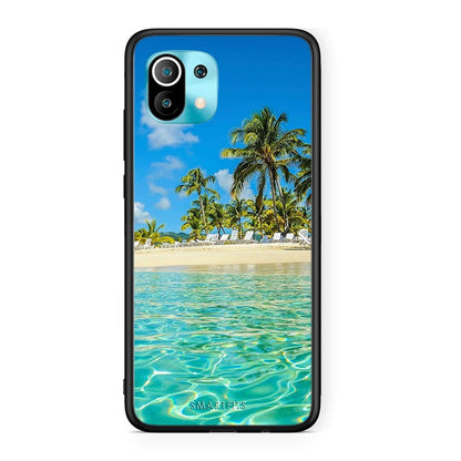 Xiaomi Mi 11 Tropical Vibes Θήκη από τη Smartfits με σχέδιο στο πίσω μέρος και μαύρο περίβλημα | Smartphone case with colorful back and black bezels by Smartfits