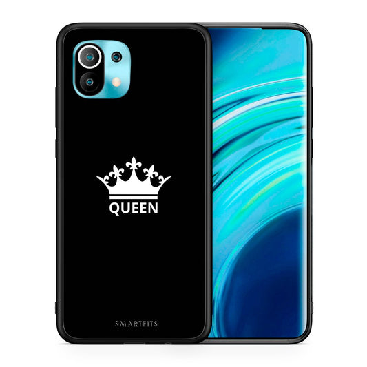 Θήκη Xiaomi Mi 11 Queen Valentine από τη Smartfits με σχέδιο στο πίσω μέρος και μαύρο περίβλημα | Xiaomi Mi 11 Queen Valentine case with colorful back and black bezels