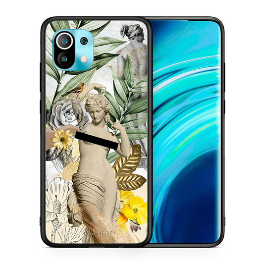 Θήκη Xiaomi Mi 11 Woman Statue από τη Smartfits με σχέδιο στο πίσω μέρος και μαύρο περίβλημα | Xiaomi Mi 11 Woman Statue case with colorful back and black bezels