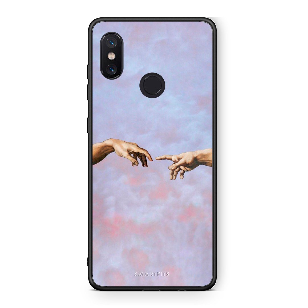 Xiaomi Mi 8 Adam Hand θήκη από τη Smartfits με σχέδιο στο πίσω μέρος και μαύρο περίβλημα | Smartphone case with colorful back and black bezels by Smartfits