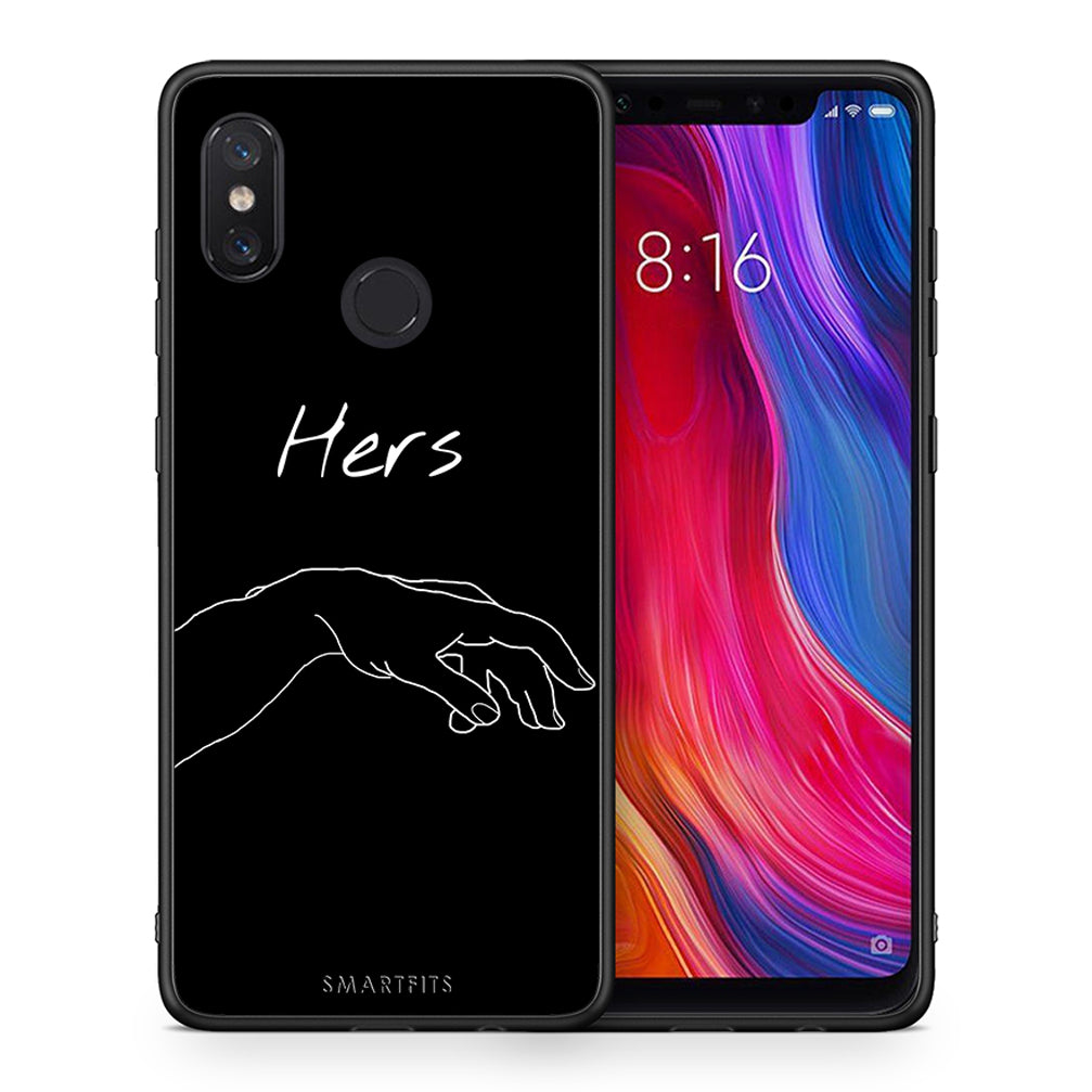 Θήκη Αγίου Βαλεντίνου Xiaomi Mi 8 Aeshetic Love 1 από τη Smartfits με σχέδιο στο πίσω μέρος και μαύρο περίβλημα | Xiaomi Mi 8 Aeshetic Love 1 case with colorful back and black bezels