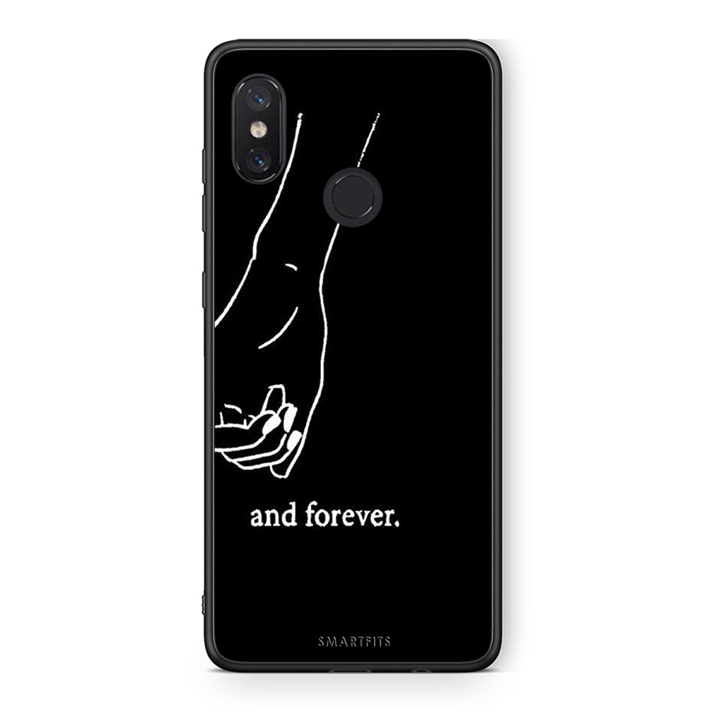 Xiaomi Mi 8 Always & Forever 2 Θήκη Αγίου Βαλεντίνου από τη Smartfits με σχέδιο στο πίσω μέρος και μαύρο περίβλημα | Smartphone case with colorful back and black bezels by Smartfits