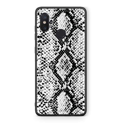24 - Xiaomi Mi 8 White Snake Animal case, cover, bumper