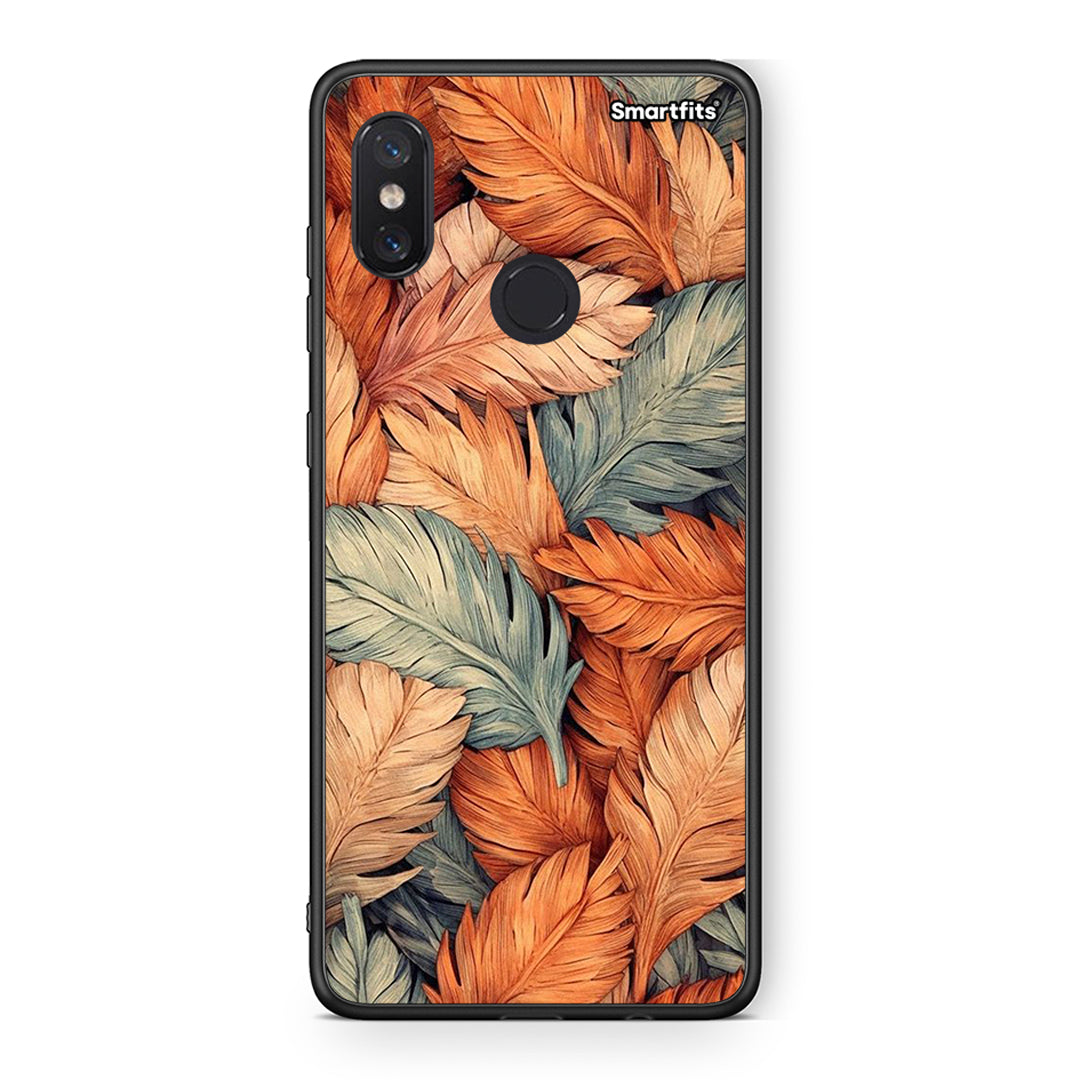 Xiaomi Mi 8 Autumn Leaves Θήκη από τη Smartfits με σχέδιο στο πίσω μέρος και μαύρο περίβλημα | Smartphone case with colorful back and black bezels by Smartfits