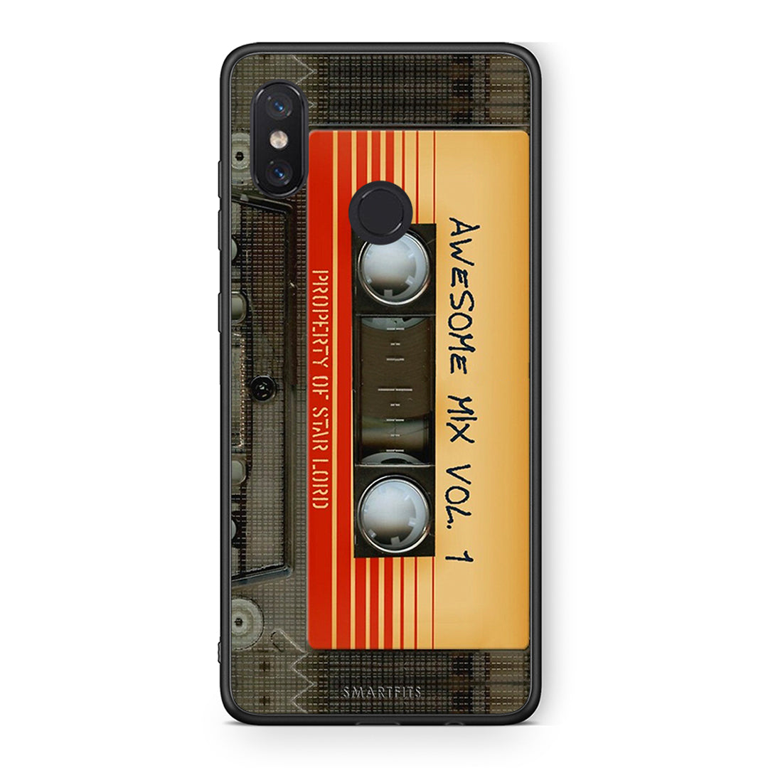 Xiaomi Mi 8 Awesome Mix θήκη από τη Smartfits με σχέδιο στο πίσω μέρος και μαύρο περίβλημα | Smartphone case with colorful back and black bezels by Smartfits