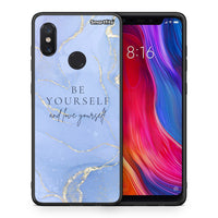 Thumbnail for Θήκη Xiaomi Mi 8 Be Yourself από τη Smartfits με σχέδιο στο πίσω μέρος και μαύρο περίβλημα | Xiaomi Mi 8 Be Yourself case with colorful back and black bezels