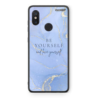 Thumbnail for Xiaomi Mi 8 Be Yourself θήκη από τη Smartfits με σχέδιο στο πίσω μέρος και μαύρο περίβλημα | Smartphone case with colorful back and black bezels by Smartfits