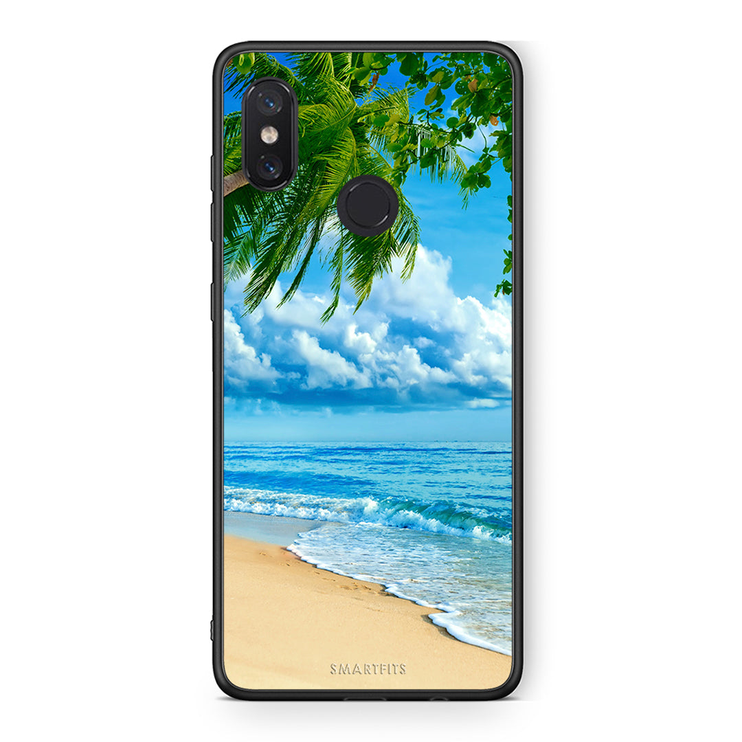 Xiaomi Mi 8 Beautiful Beach θήκη από τη Smartfits με σχέδιο στο πίσω μέρος και μαύρο περίβλημα | Smartphone case with colorful back and black bezels by Smartfits