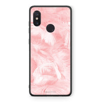 Thumbnail for 33 - Xiaomi Mi 8 Pink Feather Boho case, cover, bumper