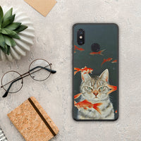 Thumbnail for Cat Goldfish - Xiaomi Mi 8 θήκη