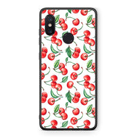 Thumbnail for Xiaomi Mi 8 Cherry Summer θήκη από τη Smartfits με σχέδιο στο πίσω μέρος και μαύρο περίβλημα | Smartphone case with colorful back and black bezels by Smartfits