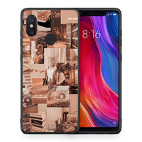 Thumbnail for Θήκη Αγίου Βαλεντίνου Xiaomi Mi 8 Collage You Can από τη Smartfits με σχέδιο στο πίσω μέρος και μαύρο περίβλημα | Xiaomi Mi 8 Collage You Can case with colorful back and black bezels