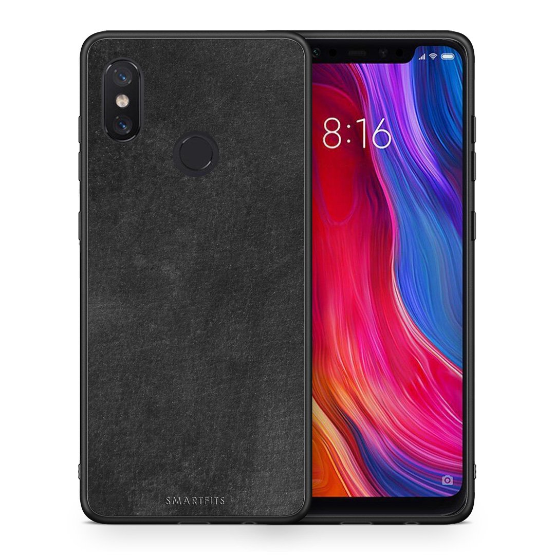 Θήκη Xiaomi Mi 8 Black Slate Color από τη Smartfits με σχέδιο στο πίσω μέρος και μαύρο περίβλημα | Xiaomi Mi 8 Black Slate Color case with colorful back and black bezels