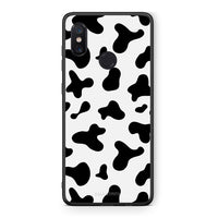 Thumbnail for Xiaomi Mi 8 Cow Print θήκη από τη Smartfits με σχέδιο στο πίσω μέρος και μαύρο περίβλημα | Smartphone case with colorful back and black bezels by Smartfits