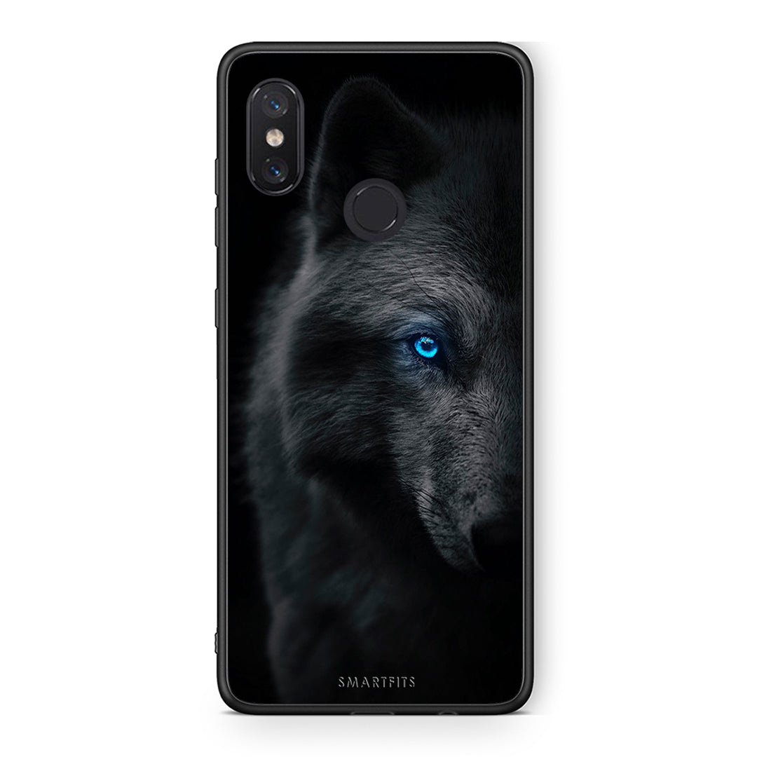 Xiaomi Mi 8 Dark Wolf θήκη από τη Smartfits με σχέδιο στο πίσω μέρος και μαύρο περίβλημα | Smartphone case with colorful back and black bezels by Smartfits