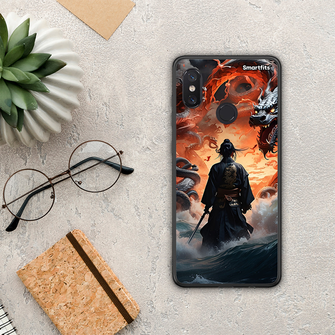 Dragons Fight - Xiaomi Mi 8 θήκη