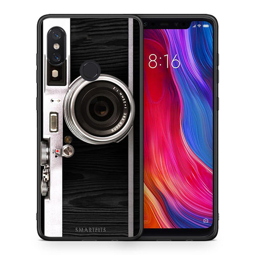 Θήκη Xiaomi Mi 8 Emily In Paris από τη Smartfits με σχέδιο στο πίσω μέρος και μαύρο περίβλημα | Xiaomi Mi 8 Emily In Paris case with colorful back and black bezels