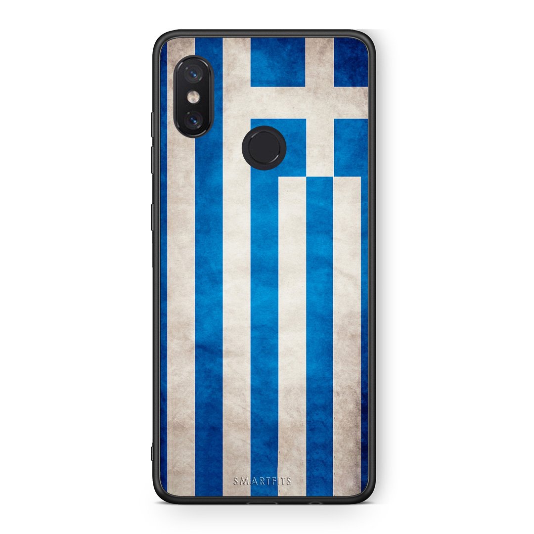 4 - Xiaomi Mi 8 Greece Flag case, cover, bumper