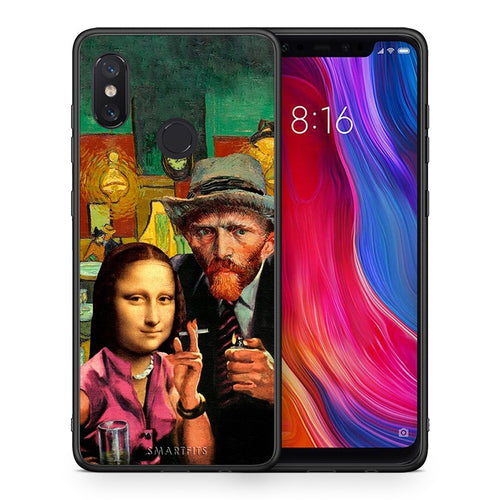 Θήκη Xiaomi Mi 8 Funny Art από τη Smartfits με σχέδιο στο πίσω μέρος και μαύρο περίβλημα | Xiaomi Mi 8 Funny Art case with colorful back and black bezels