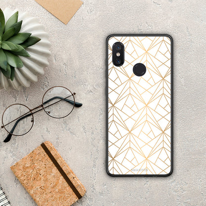 Geometric Luxury White - Xiaomi Mi 8 θήκη